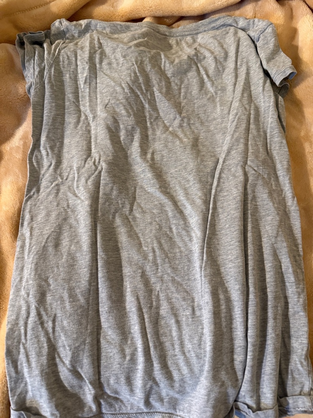 Aeropostale Light Gray Script Logo Tee - Picture 3 of 3